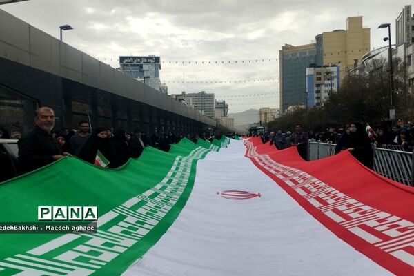 راهپیمایی۱۳ آبان از میدان بسیج تا حرم مطهر رضوی