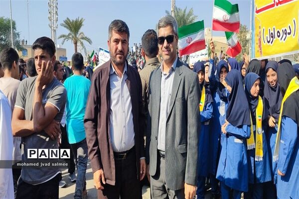 مراسم راهپیمایی  یوم االه 13 آبان در شادگان