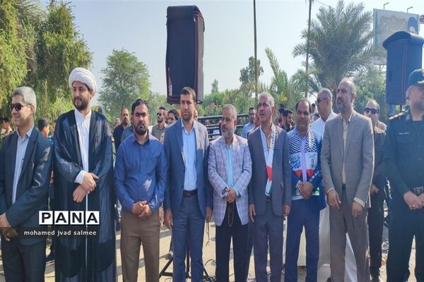 مراسم راهپیمایی  یوم االه 13 آبان در شادگان