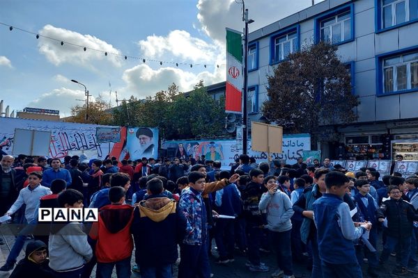 راهپیمایی روز 13آبان در زنجان