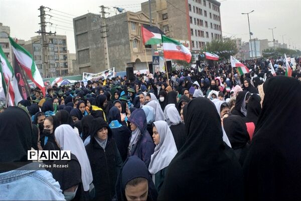 برگزاری راهپیمایی ۱۳ آبان در شهرستان ملارد