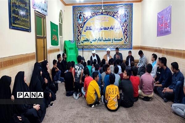 دیدار دانش‌آموزان شادگان با امام جمعه