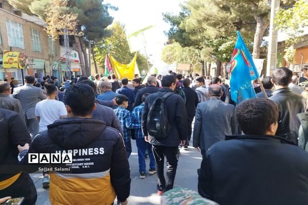راهپیمایی سیزده آبان در شهرستان اقلید