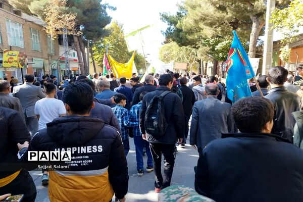 راهپیمایی سیزده آبان در شهرستان اقلید