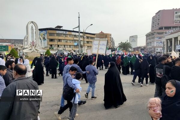 راهپیمایی 13آبان در بابلسر