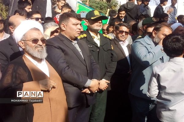 مراسم راهپیمایی یوم الله 13 آبان در سبزوار