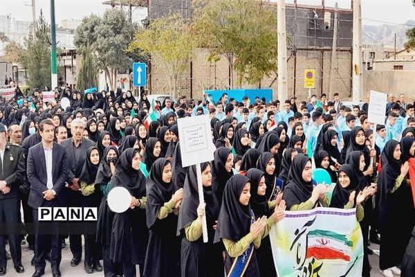 راهپیمایی یوم الله 13 آبان شهرستان هلیلان