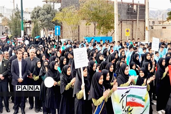 راهپیمایی یوم الله 13 آبان شهرستان هلیلان