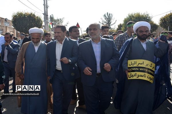 راهپیمائی  یوم الله سیزدهم آبان دربهاباد یزد