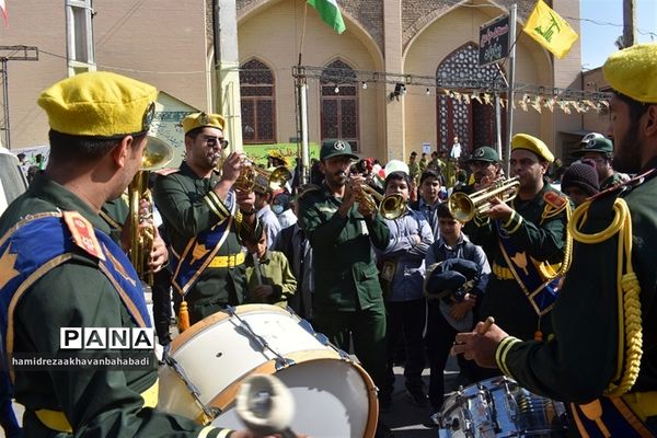 راهپیمائی  یوم الله سیزدهم آبان دربهاباد یزد