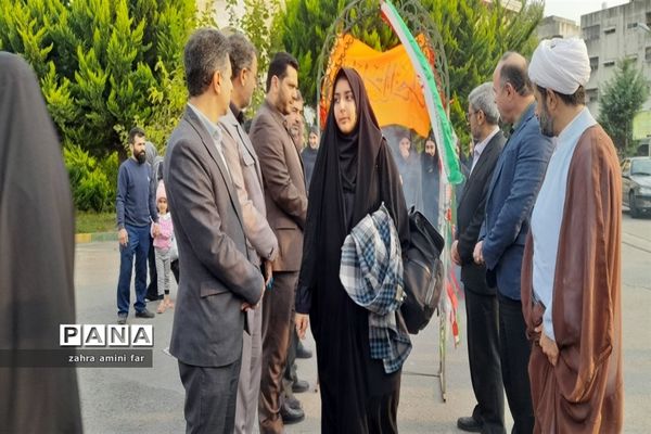 اعزام دانش‌آموزان شهرستان نور به دیار شهدا