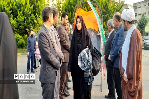 اعزام دانش‌آموزان شهرستان نور به دیار شهدا