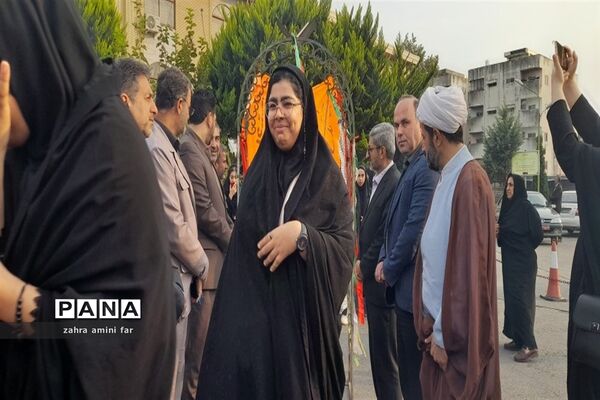 اعزام دانش‌آموزان شهرستان نور به دیار شهدا