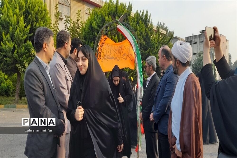 اعزام دانش‌آموزان شهرستان نور به دیار شهدا