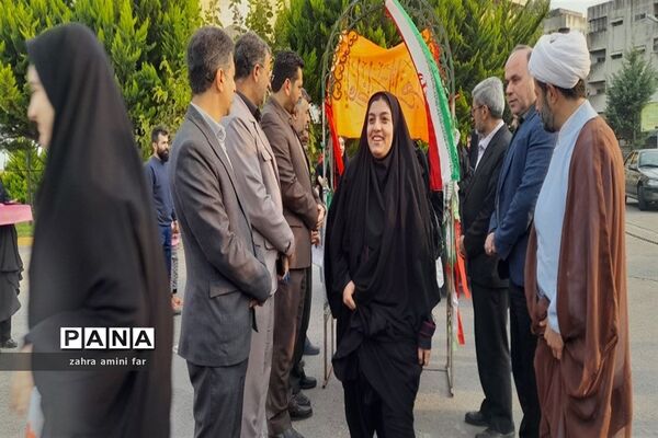 اعزام دانش‌آموزان شهرستان نور به دیار شهدا