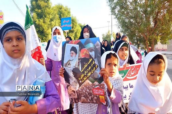 راهپیمایی 13 آبان در شبانکاره