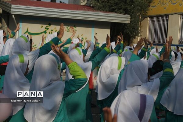 نواختن زنگ استکبارستیزی و پویش فریاد عروسک‌ها در گلوگاه
