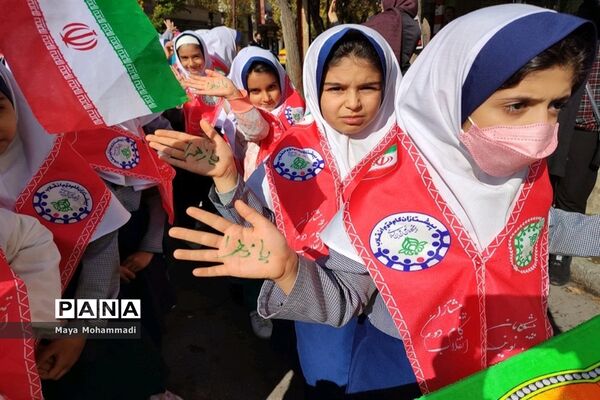 حمایت از دانش‌آموزان فلسطین در مدارس آباده
