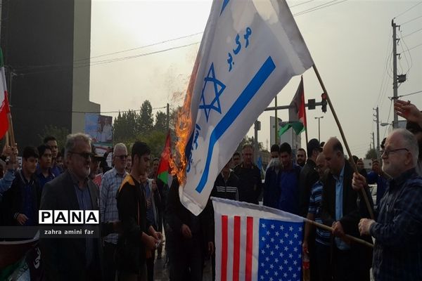 حماسه حضور ۱۳ آبان در نور