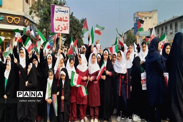 حماسه حضور ۱۳ آبان در نور