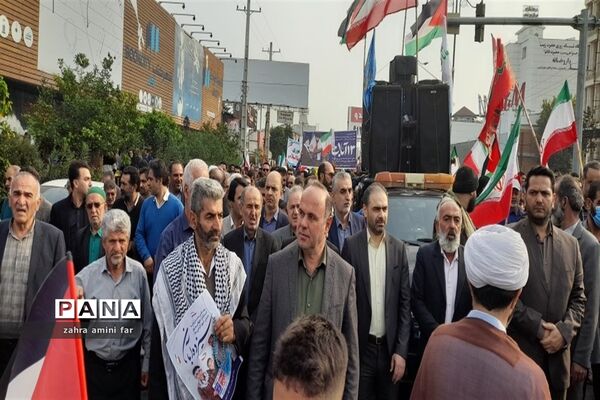 حماسه حضور ۱۳ آبان در نور