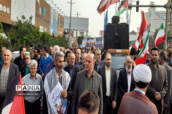 حماسه حضور ۱۳ آبان در نور