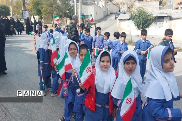 راهپیمایی  یوم الله ۱۳ آبان در بلده