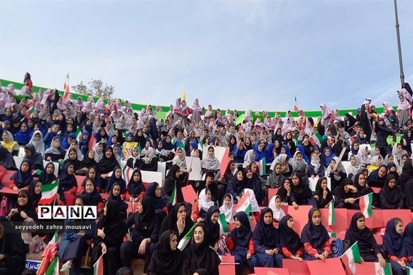 راهپیمایی روز دانش‌آموز در ساری