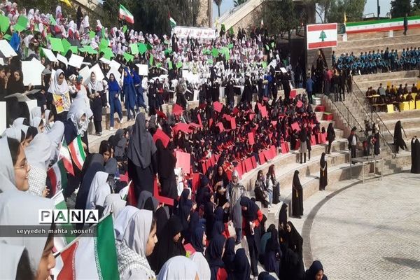 راهپیمایی روز دانش‌آموز در ساری