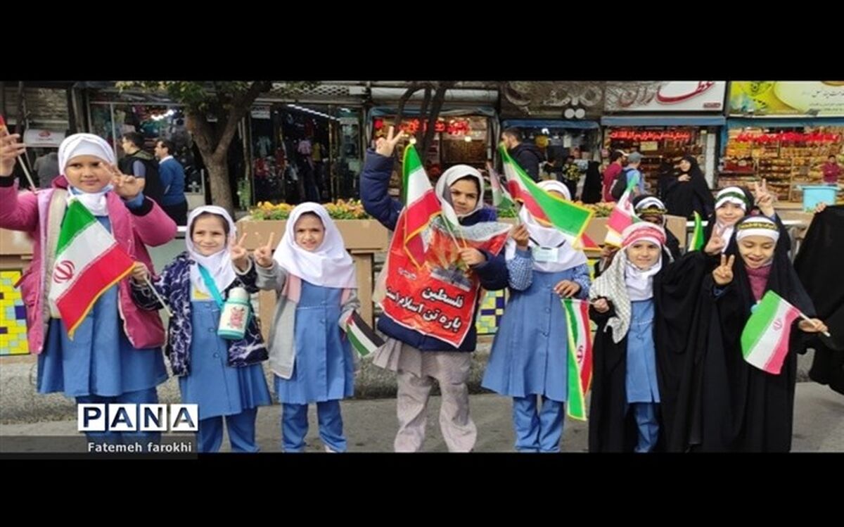 راهپیمایی سیزده آبان در کجور