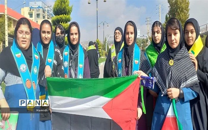 راهپیمایی سیزده آبان ۱۴۰۲- قائمشهر