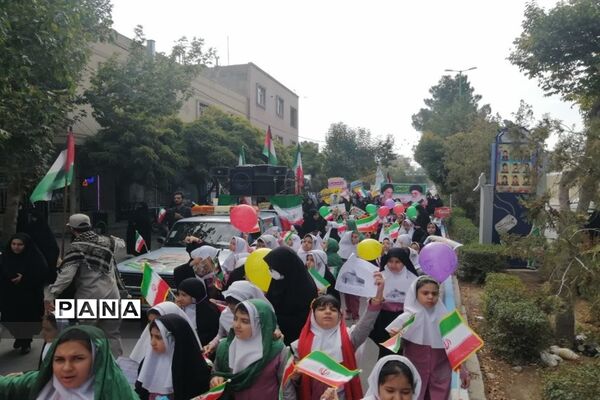 راهپیمایی روز ۱۳ آبان در کوشک