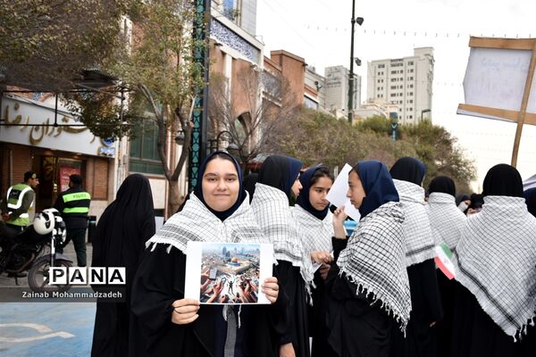راهپیمایی سیزدهم آبان در مشهد
