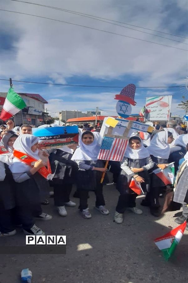 زنگ استکبار در مدارس بزینه‌رود