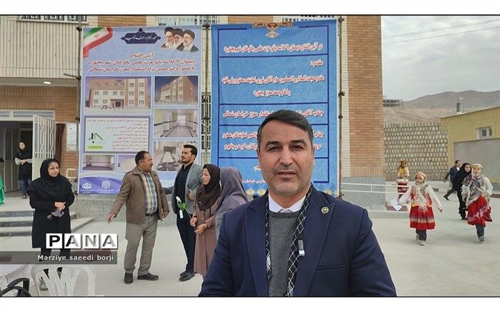 آیین افتتاح دبستان ۹ کلاسه باقرخان ۳/ فیلم