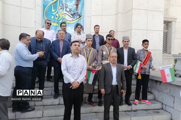 حضور پرشور دانش‌آموزان حماسه ساز شیرازی  در راهپیمایی یوم الله 13 آبان