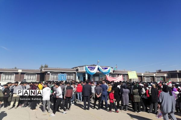 طنین شعار مرگ بر آمریکا در راهپیمایی روز 13 آبان در منطقه ارژن