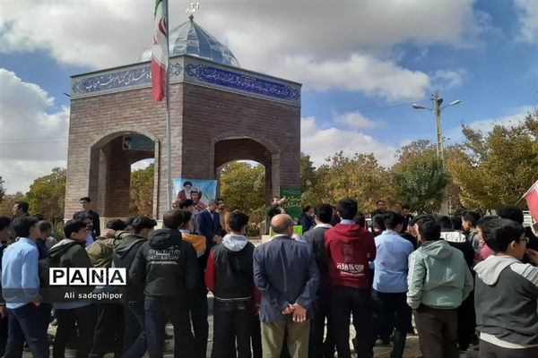 راهپیمایی ۱۳ آبان در شهر تلخاب