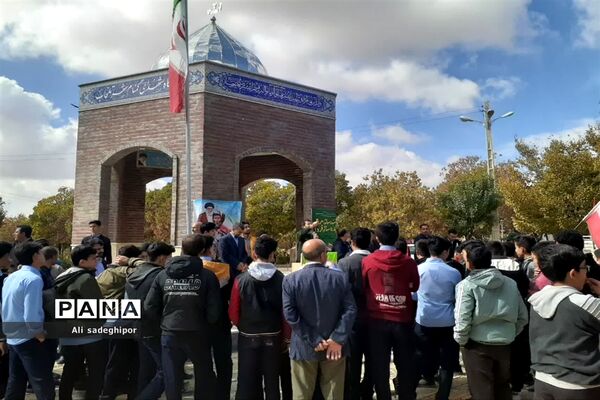 راهپیمایی ۱۳ آبان در شهر تلخاب