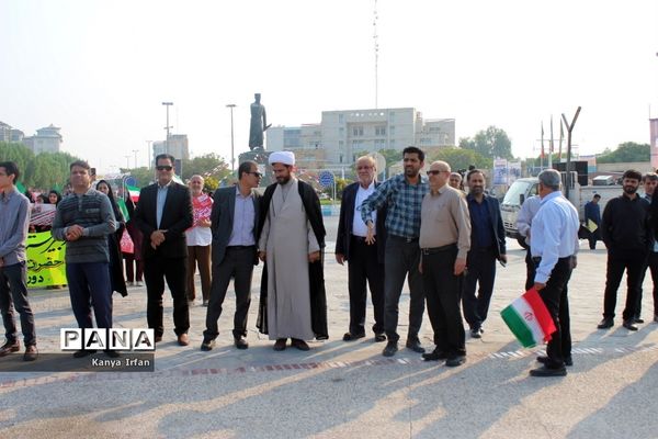 راهپیمایی روز 13 آبان در بوشهر