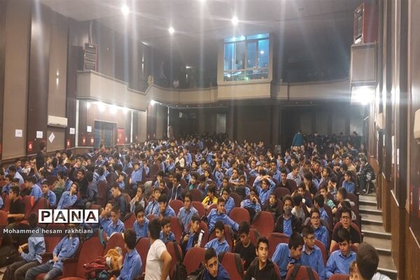 مراسم جشن روز دانش‌آموز دبیرستان شهید رجایی یک شهرستان بجنورد