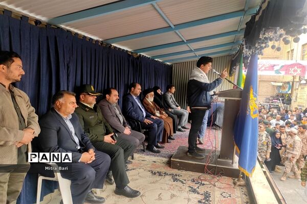راهپیمایی مردم نیشابور در روز ۱۳ آبان