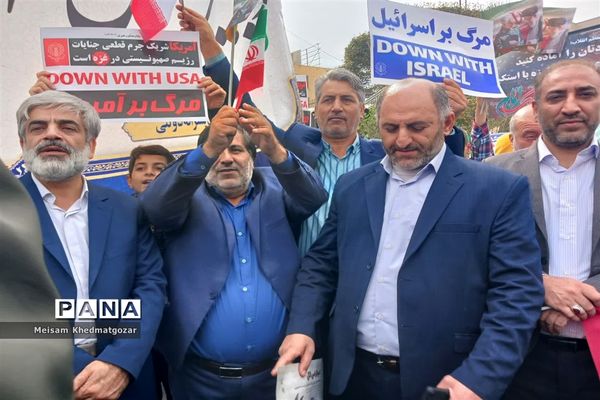 خروش طوفانی مردم قم در راهپیمایی روز ملی مبارزه با استکبار جهانی-1