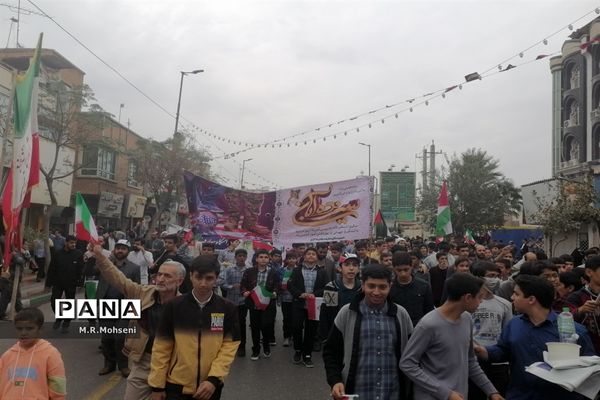 خروش طوفانی مردم قم در راهپیمایی روز ملی مبارزه با استکبار جهانی-1