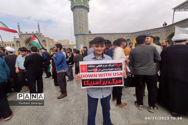 راهپیمایی مردم انقلابی قم در یوم الله 13 آبان-2