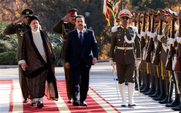 استقبال رسمی آیت الله رئیسی از نخست وزیر عراق