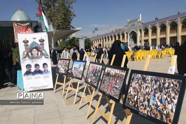 دانش‌آموزان با شهدای دانش‌آموز یک دل شدند