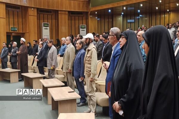 مراسم بزرگداشت شهدای خبرنگار جبهه مقاومت  در اهواز