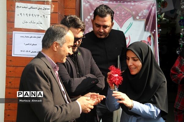 افتتاح خانه‌های محیط زیست و نواختن زنگ بهداشت در دبستان ام‌البنین یک ناحیه‌یک شهرری