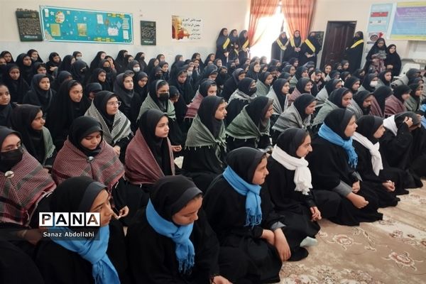 مراسم یادواره شهدای دانش‌آموز در دبیرستان نمونه دولتی امام رضا (ع)